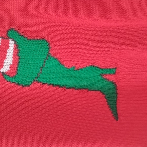 Isabella's Closet Sexy Festive Red Elf Crew Neck Sweater 100% Cotton Size S - Picture 5 of 16